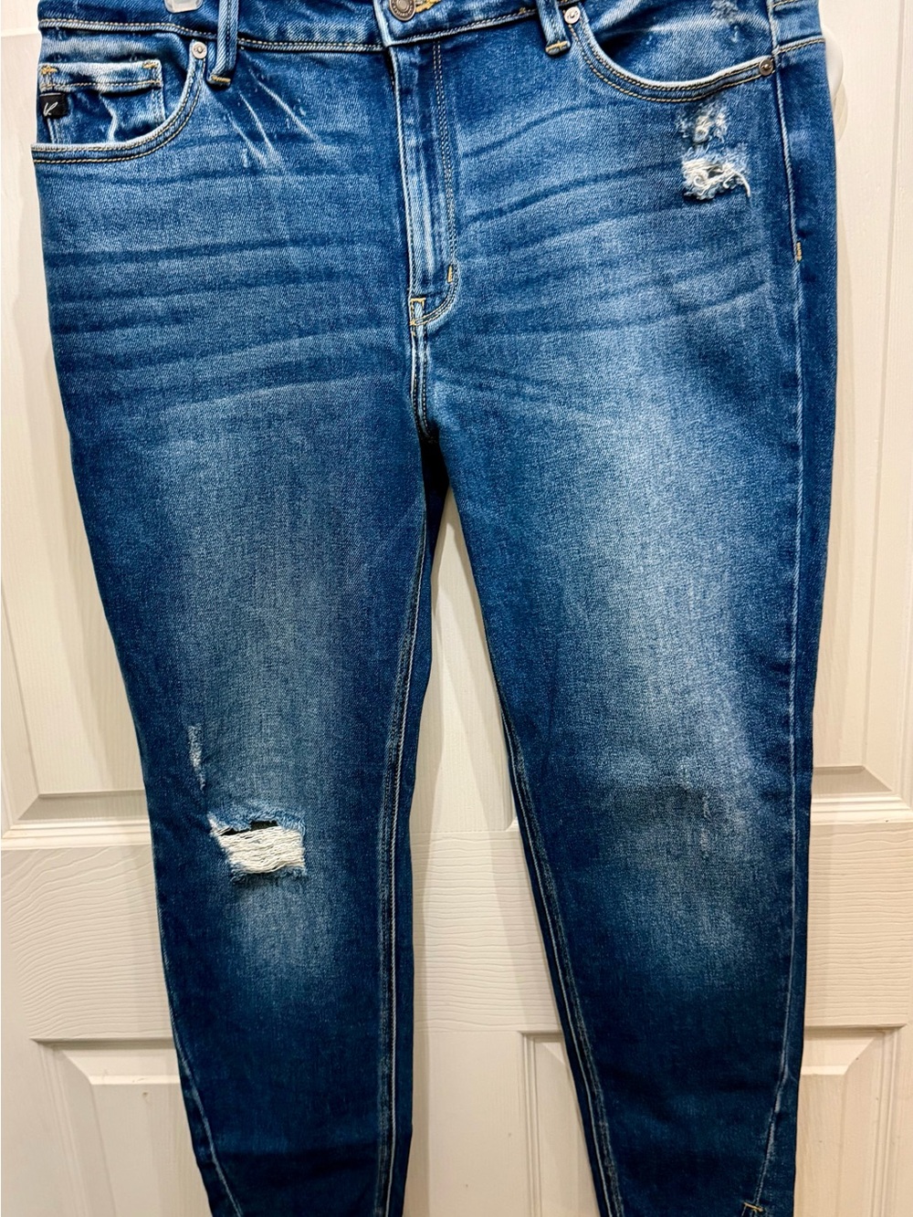 KanCan Jordan High Rise Ankle Skinny Jeans Oasis Blue- Size 15/31